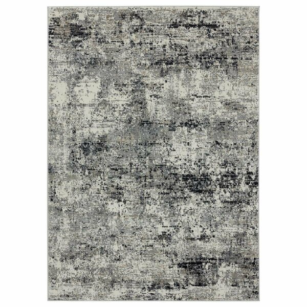 United Weavers Of America Eternity Barcelona Charcoal Oversize Rectangle Rug, 7 ft. 10 in. x 10 ft. 6 in. 4535 10177 912